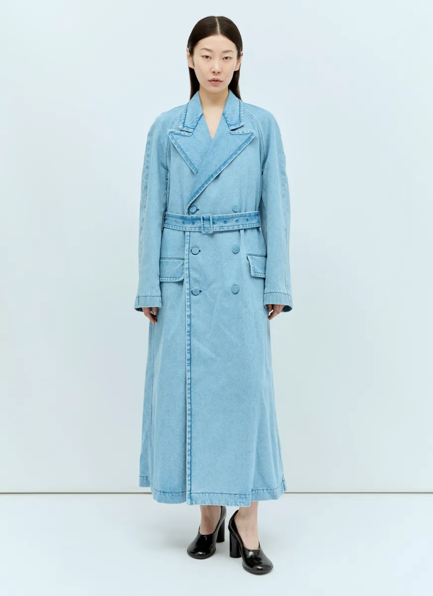 Denim Trench Coat