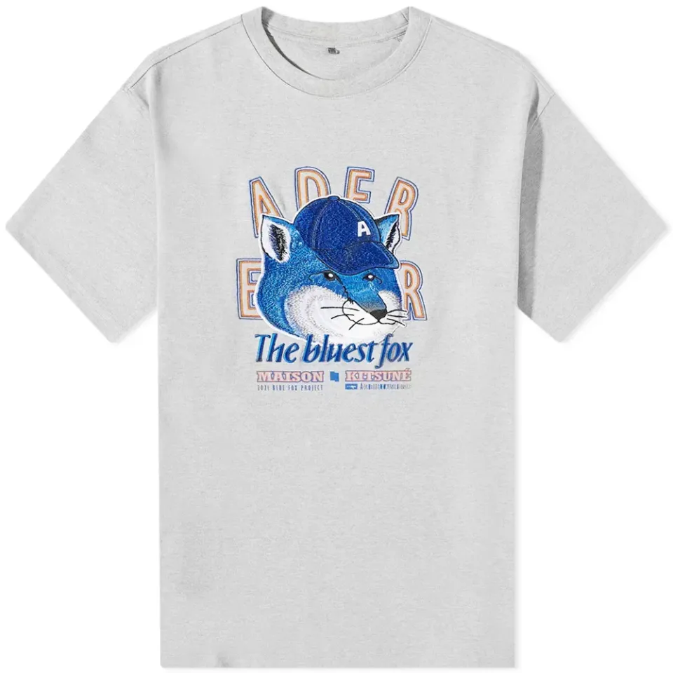 Maison Kitsuné X ADER error The Bluest Fox T-Shirt