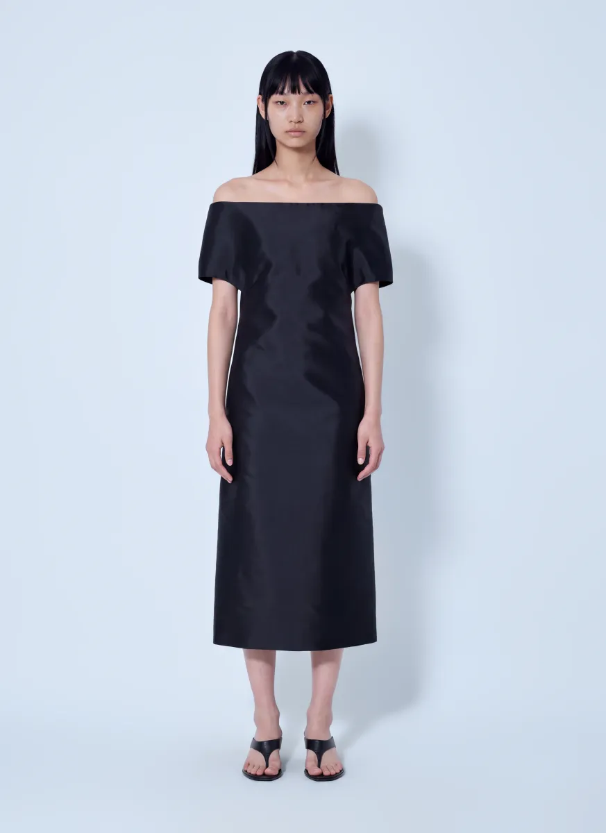 Off-Shoulder Midi Dress