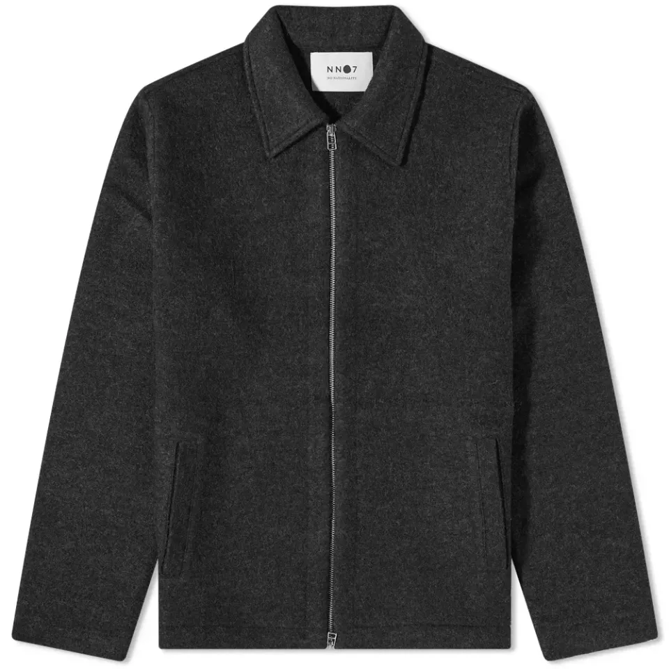 Ivan Boiled Wool Zip Jacket