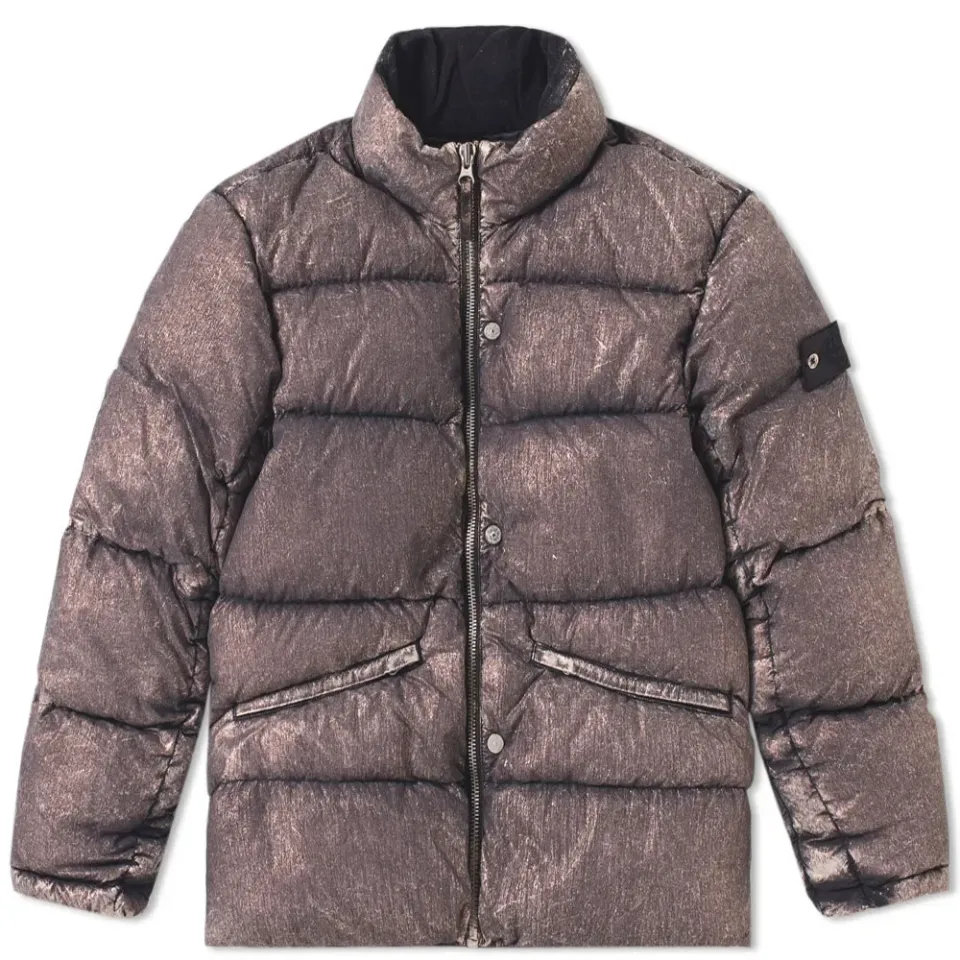 Nylon Metallic Mist Down Jacket