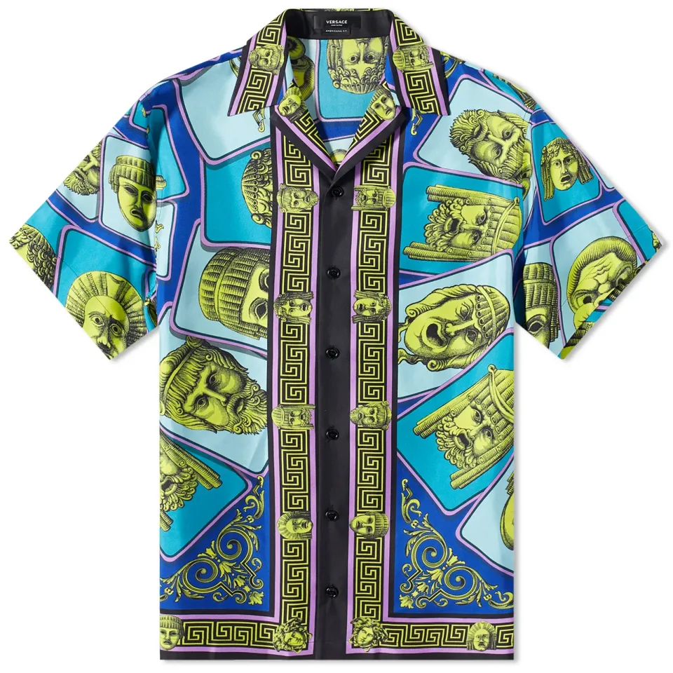 Repeat Greek Mask Vacation Shirt