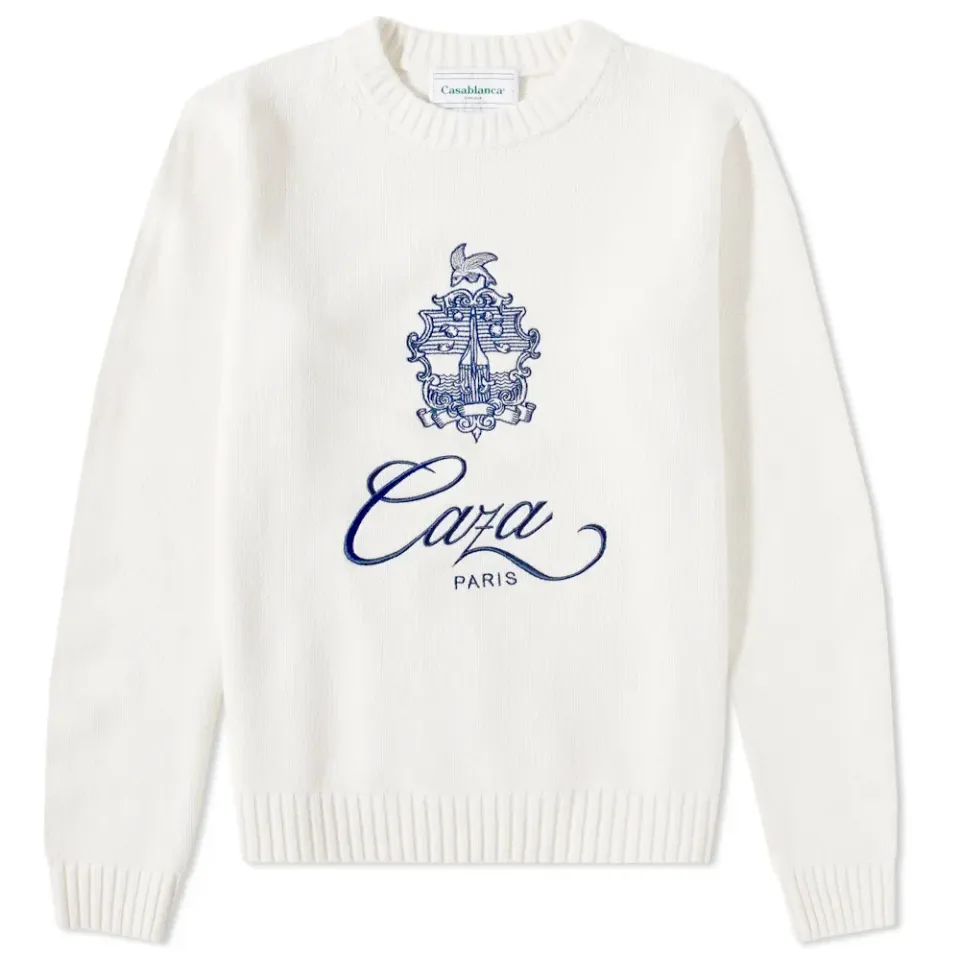 Caza Emblem Crew Knit
