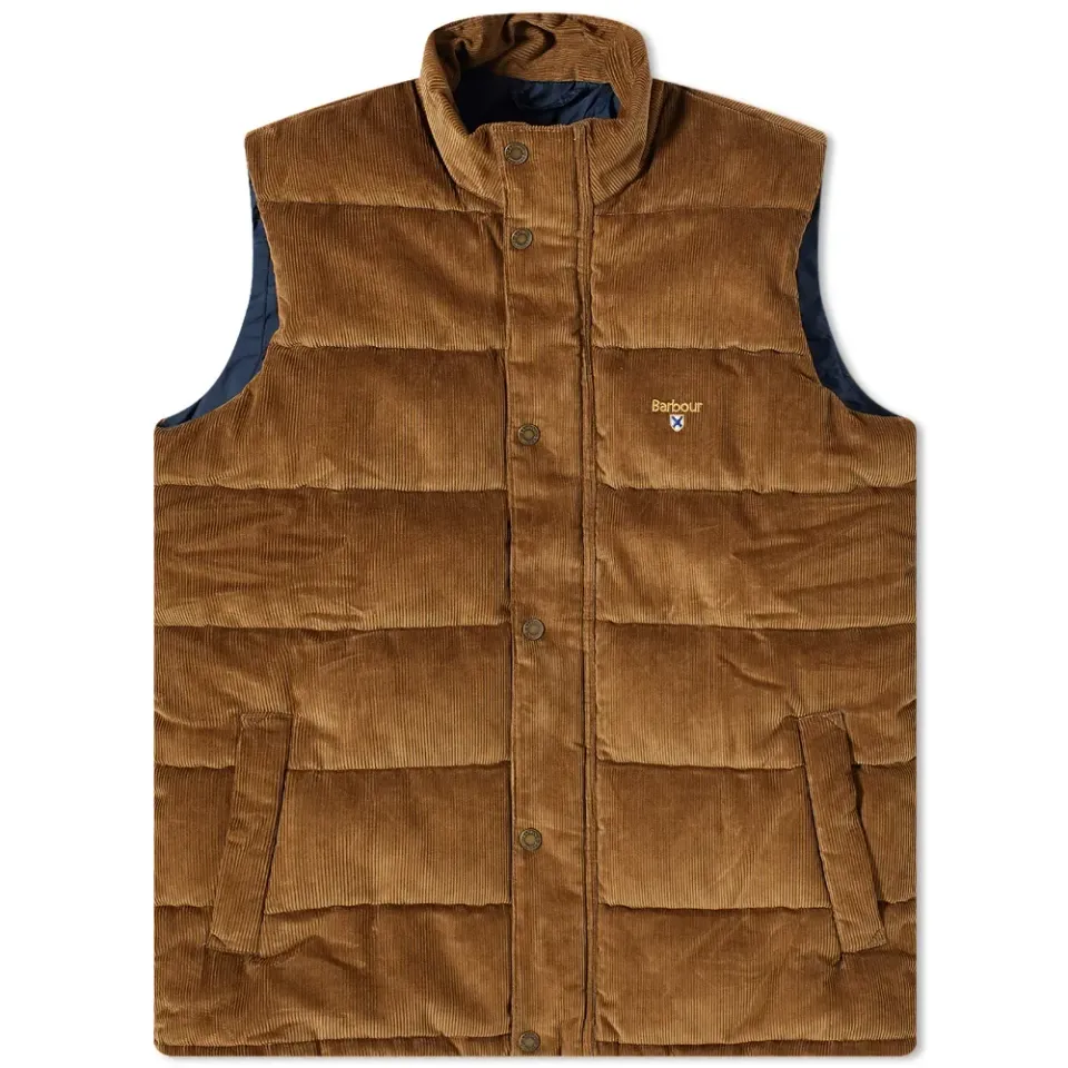 Cord Baffle Gilet