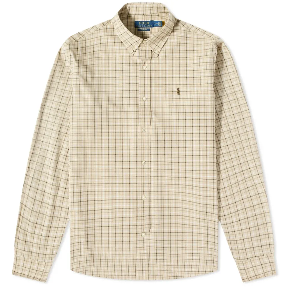 Long Sleeve Checked Shirt