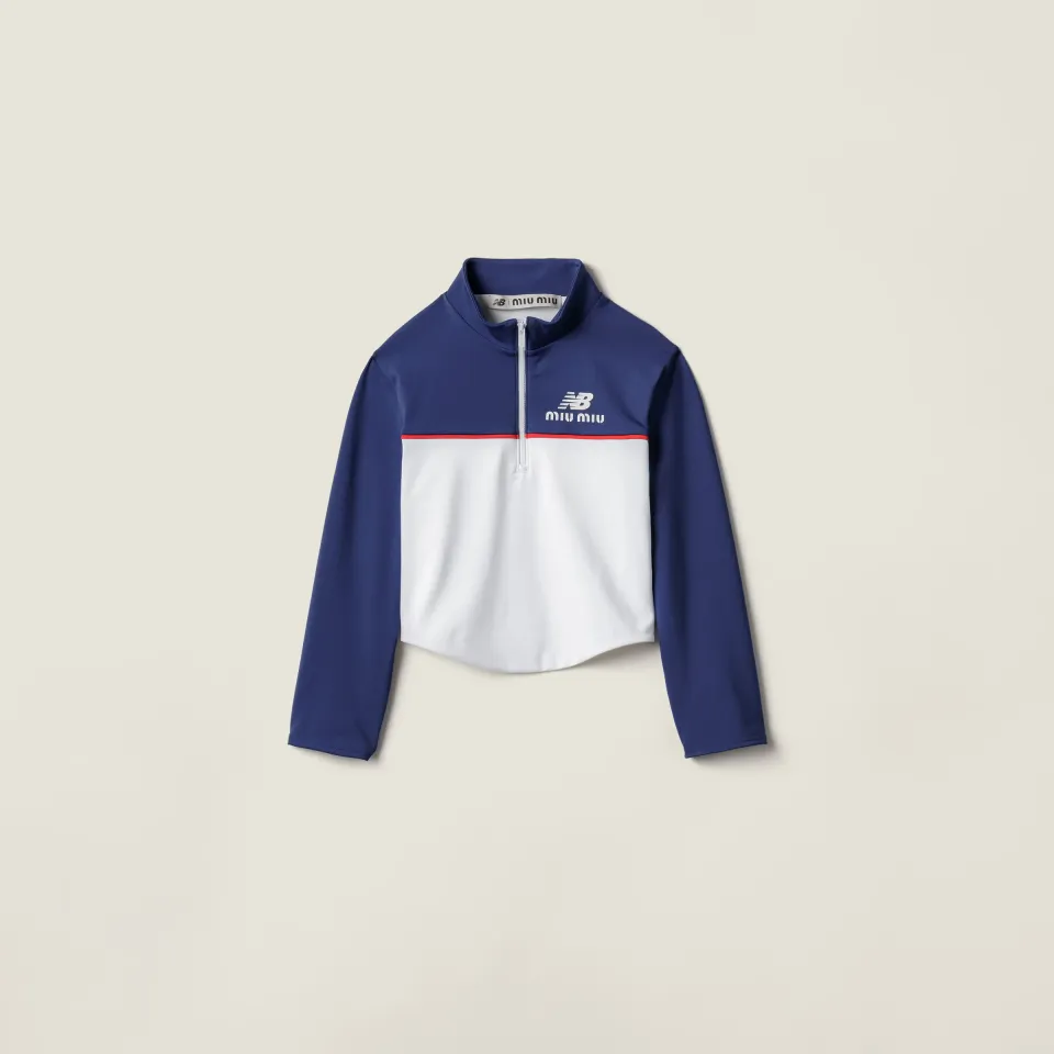 Stretch technical jersey top