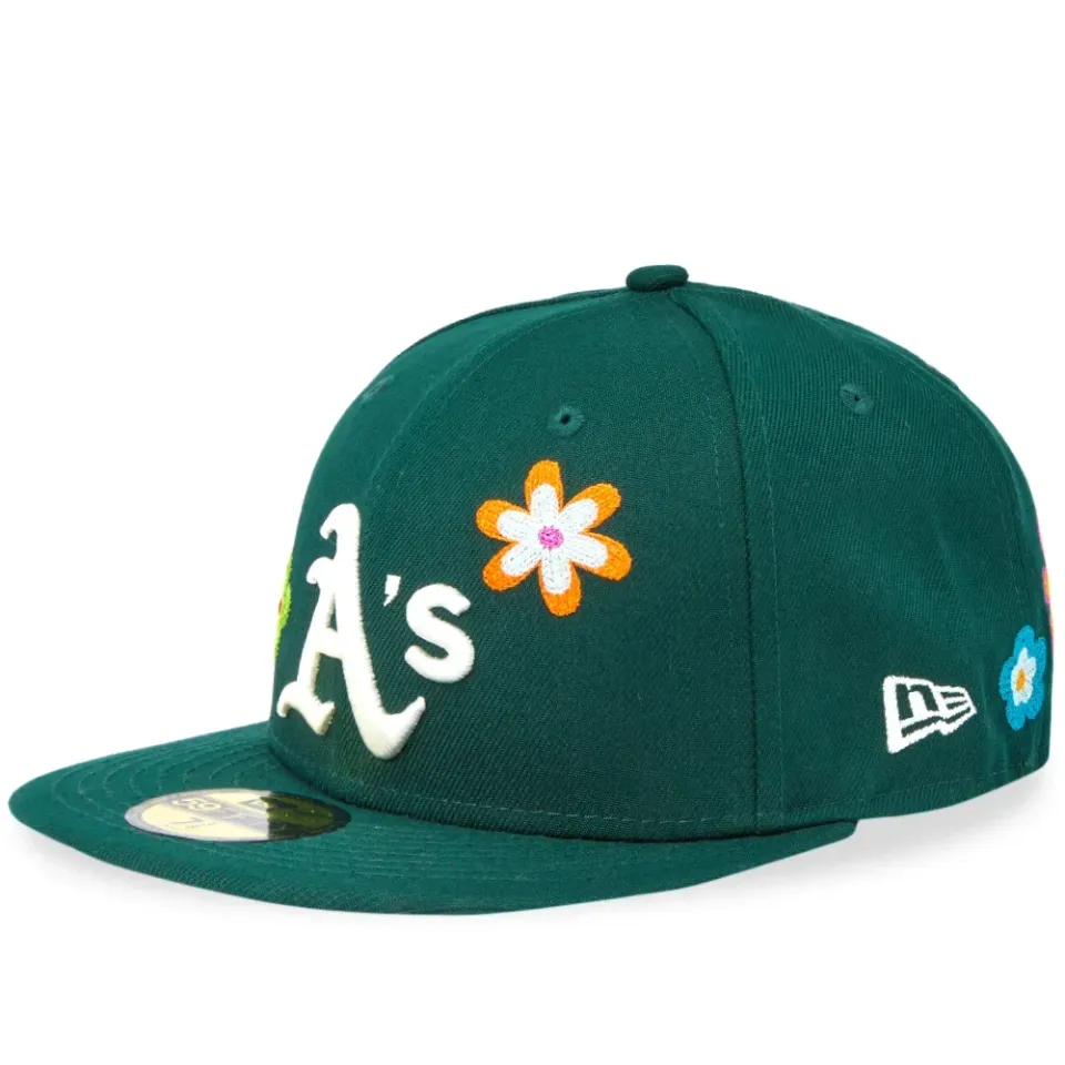 Oakland Athletics Floral 59Fifty Fitted Cap