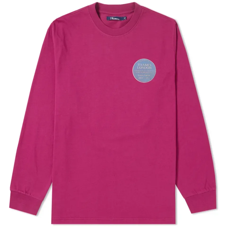 Long Sleeve Infinity Plaque Tee