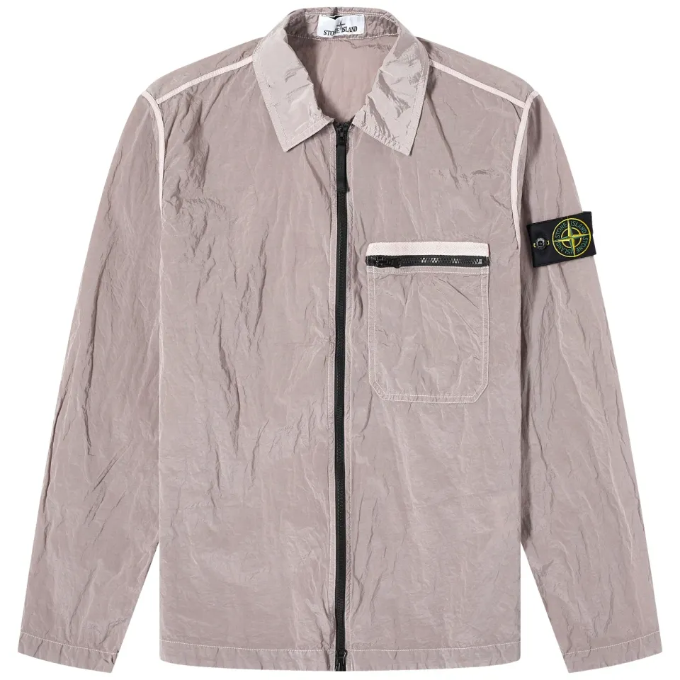 Nylon Metal Shirt Jacket