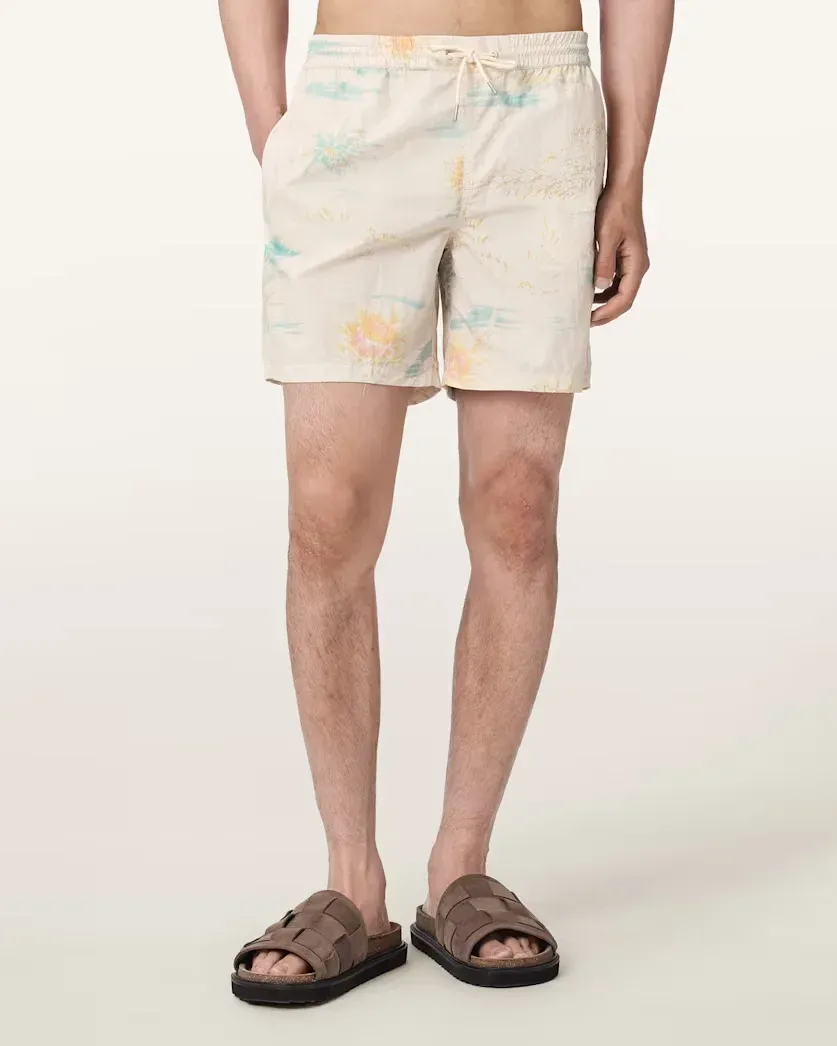 Bleachsurf Slim Fitting Printed Swim Shorts