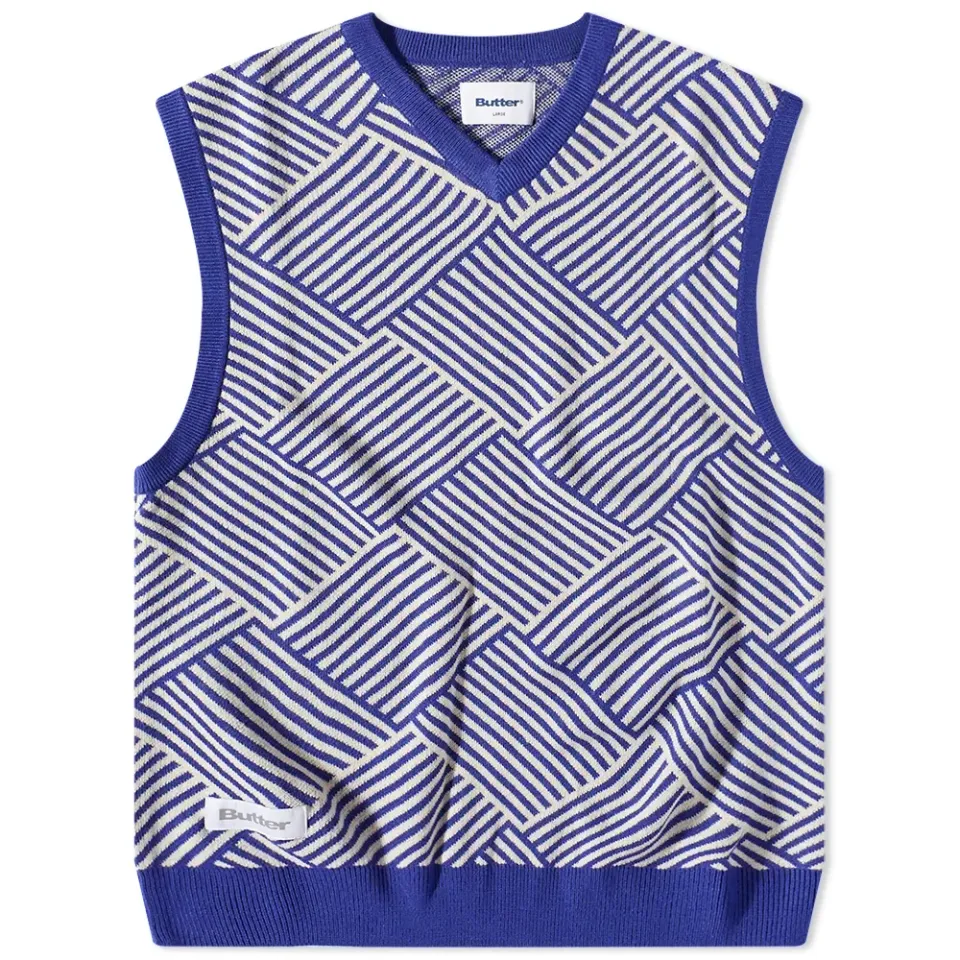 Parquet Knit Vest