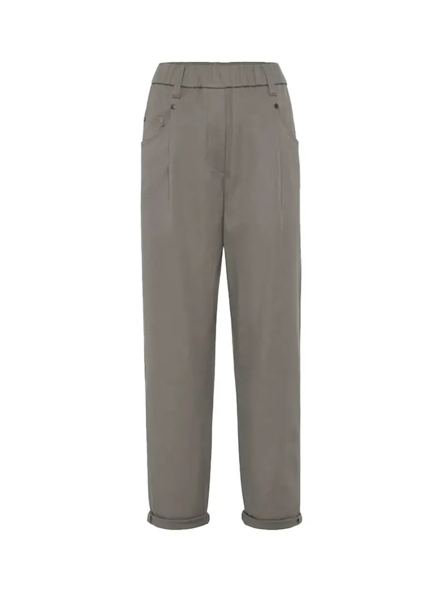 Women baggy trousers Grey