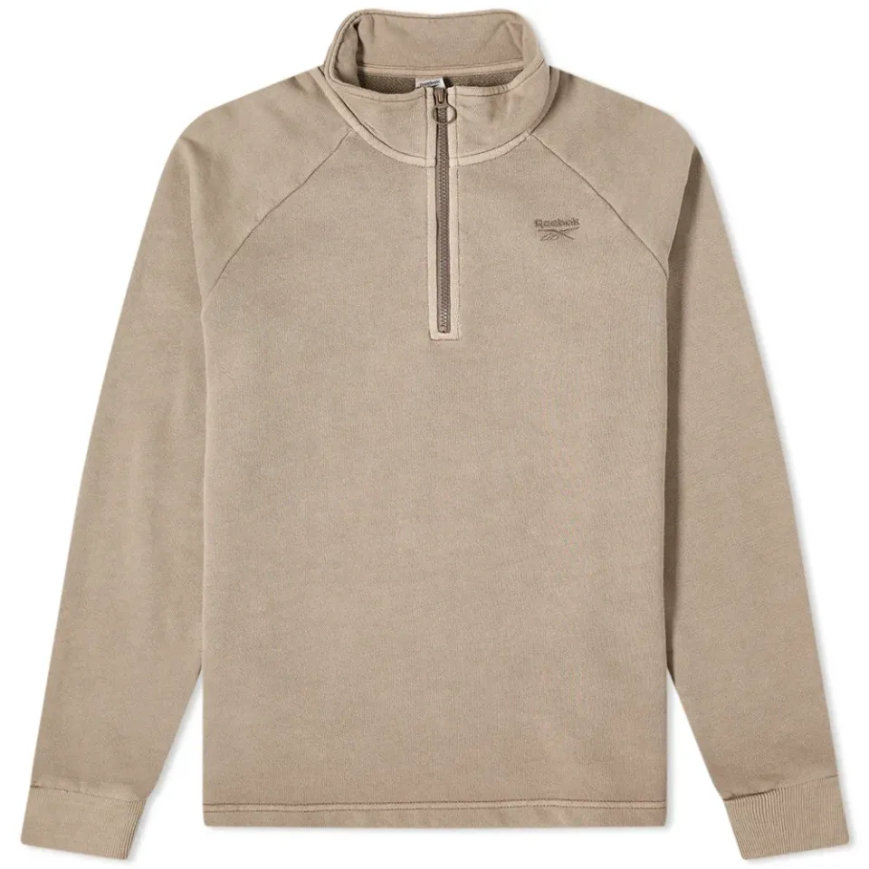 Natural Dye Half Zip Top