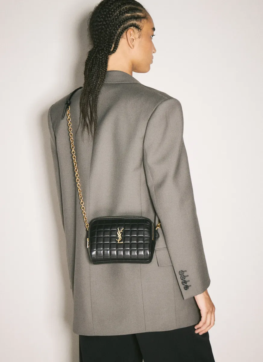 Cassandre Matelassé Carré Mini Camera Bag