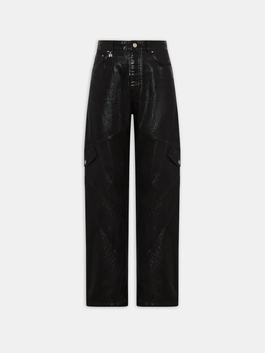 WOMEN - WOMEN'S WAXED PANELED JEAN - Black Wax