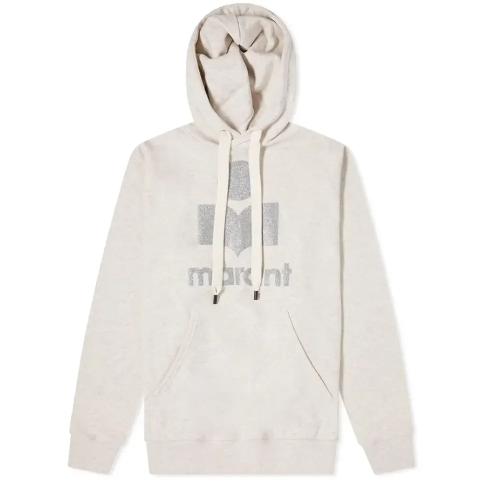 Mansel Oversize Glitter Logo Hoodie