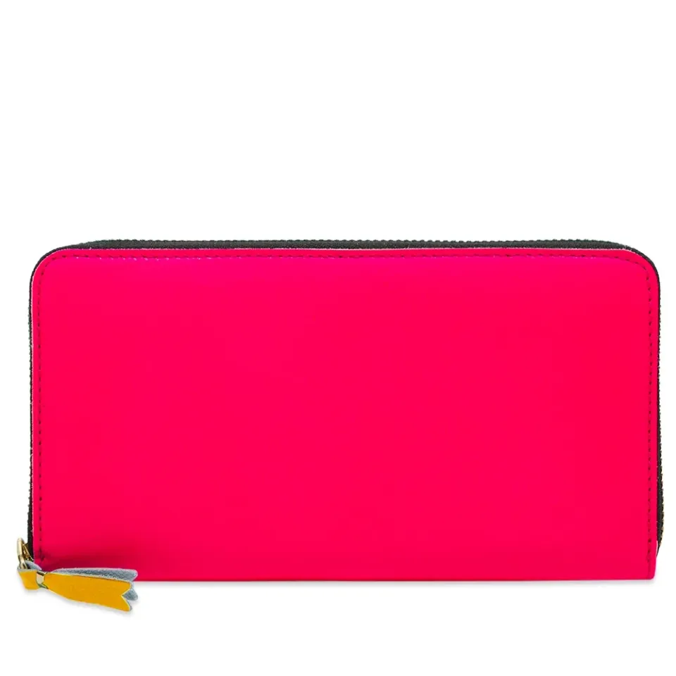 Comme des Garcons Sa0111 Super Fluo Zip Wallet