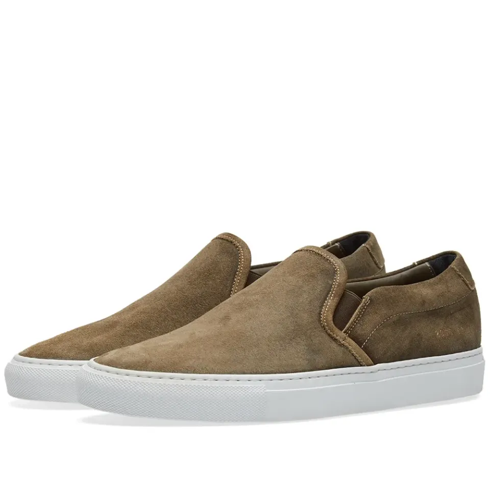 Slip On Waxed Suede