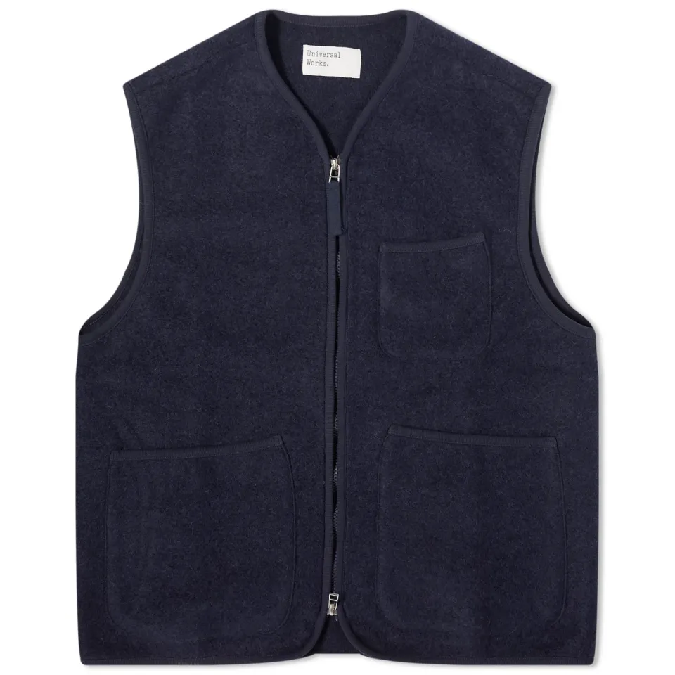 Wool Fleece Zip Gilet - END. Exclusive