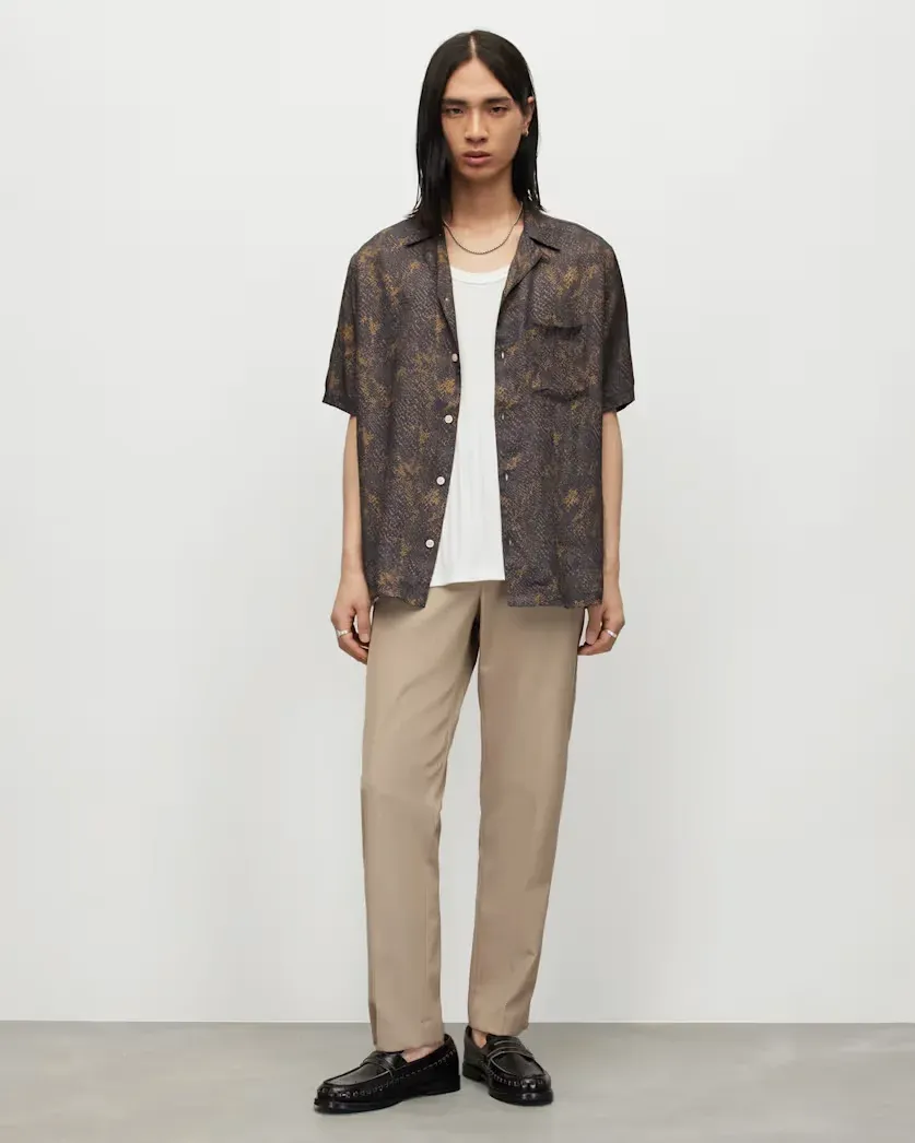 Talia Mid-Rise Straight Fit Trousers