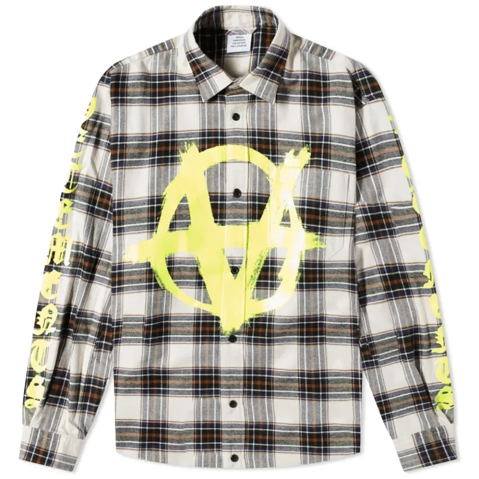 Anarchy Check Flannel Shirt