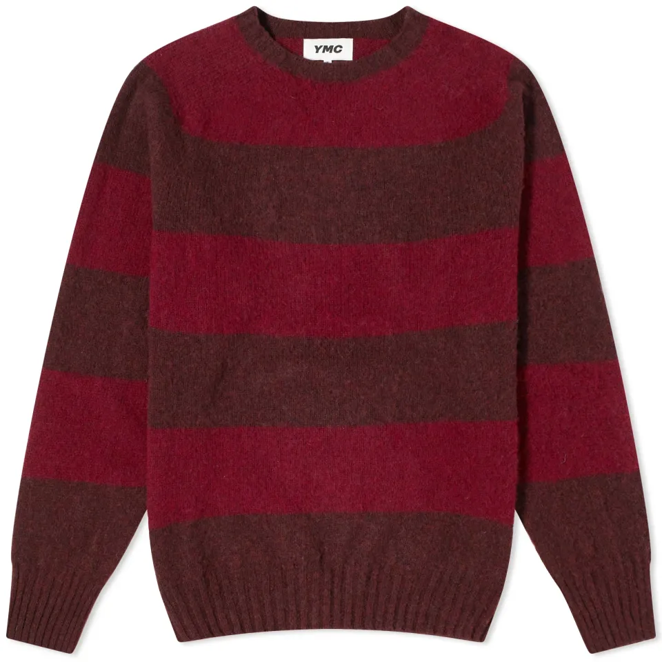 Suedehead Stripe Crew Knit