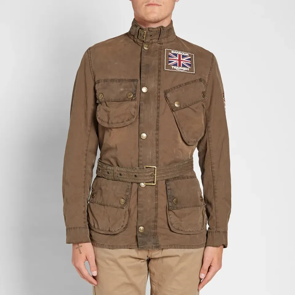 International x Triumph Legend Wax Jacket