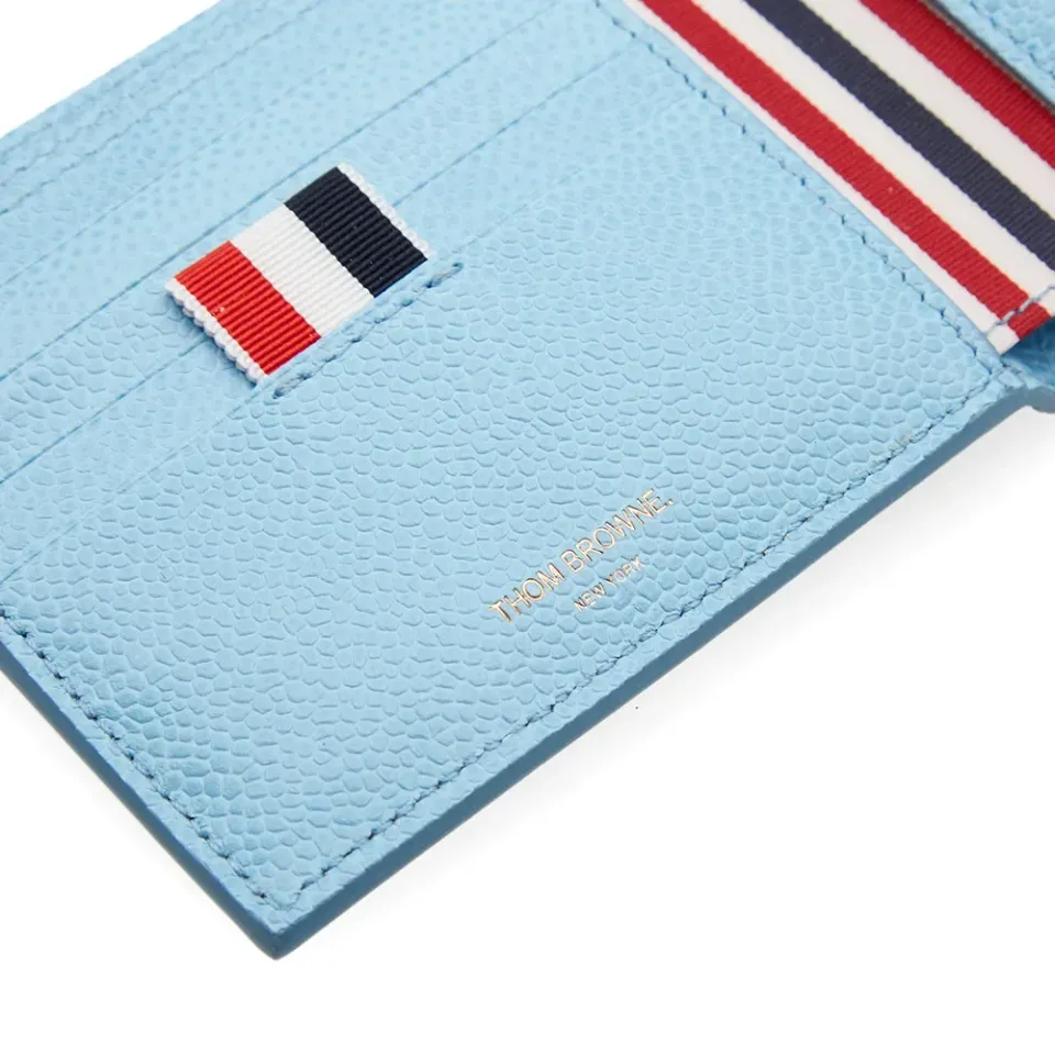 Diagonal Stripe Card Billfold Wallet