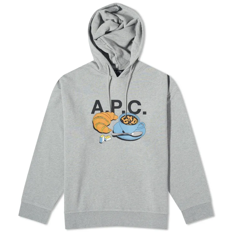END. x A.P.C. 'Coffee Club' Pierre Hoodie