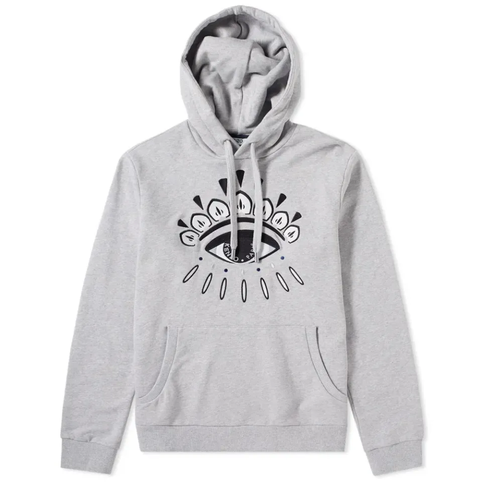 Eye Embroidered Popover Hoody