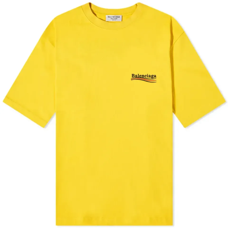 Oversized Political Campaign Logo T-Shirt