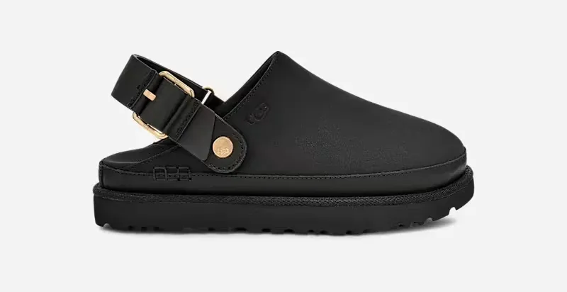 Goldenstar Villa Clog for Women, Nubuck/Polyester/Leather