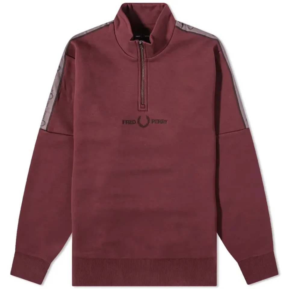 Taped Half Zip Track Top