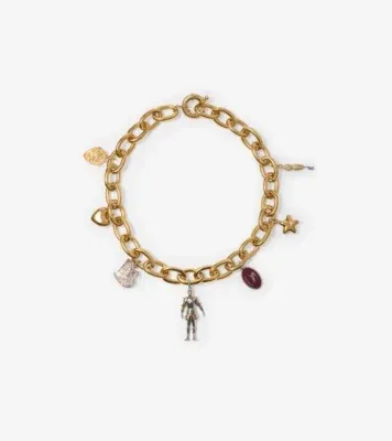 Charm Necklace​ in Gold/multicolour