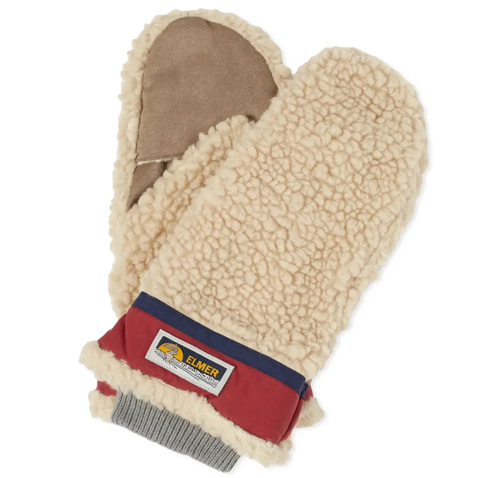 Wool Pile Flip Mitten