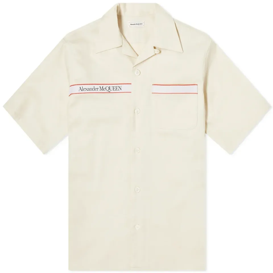 Taped Logo Vacation Shirt
