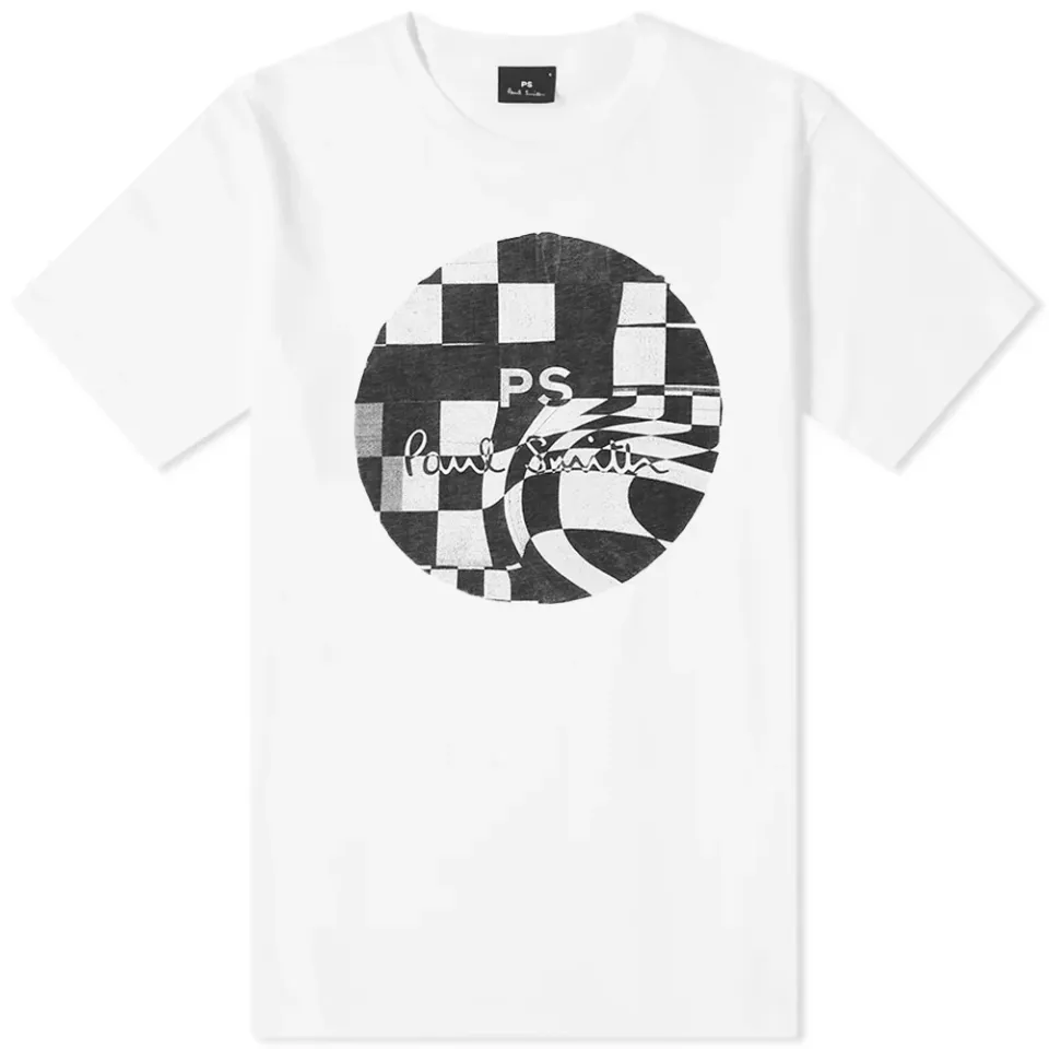Checked Circle Logo Tee