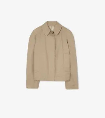 Tropical Gabardine Tickhill Jacket in Saltmarsh beige