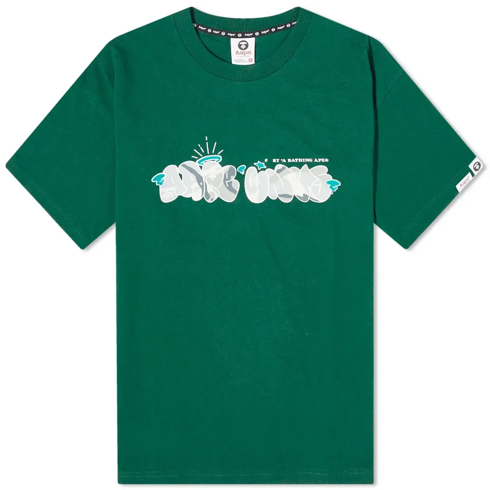AAPE Virgil Font Khn Camo T-Shirt