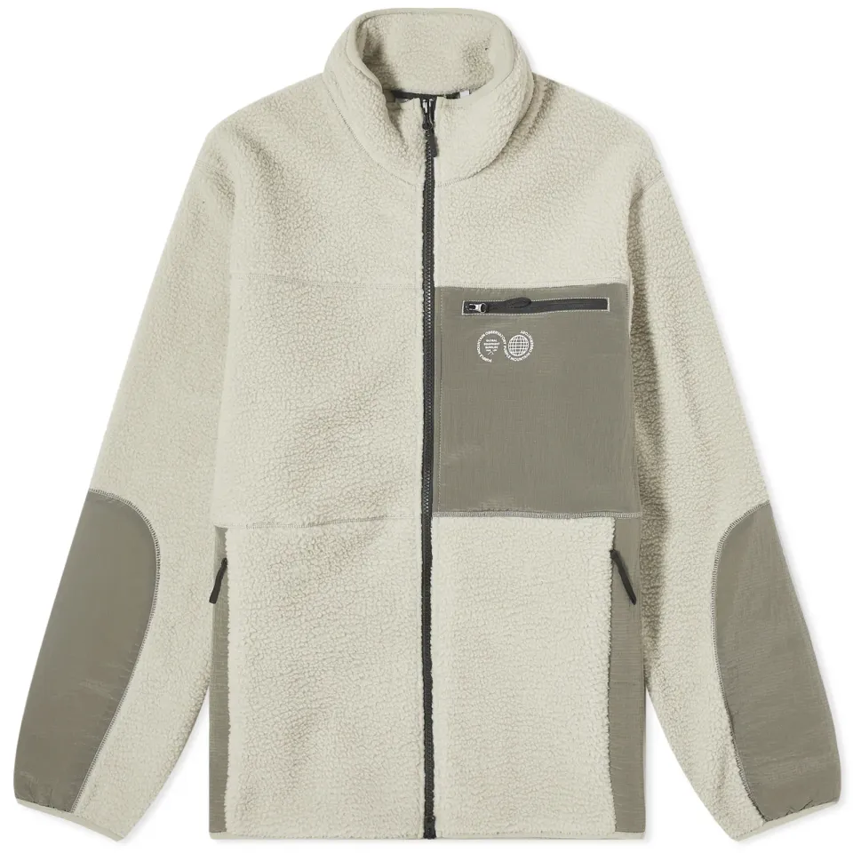 Borg Panel Fleece Jacket