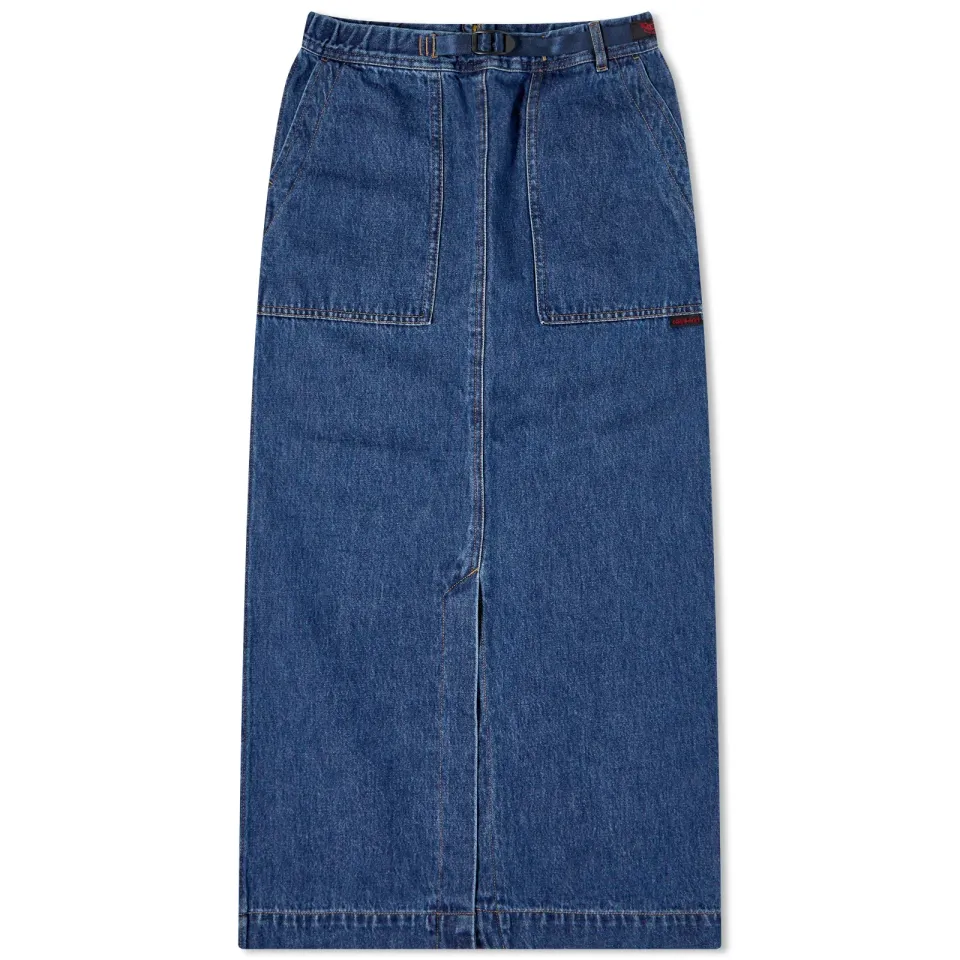 Denim Midi Skirt