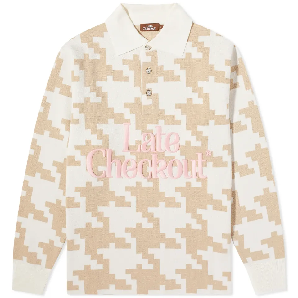 Houndstooth Camo Rugby Polo