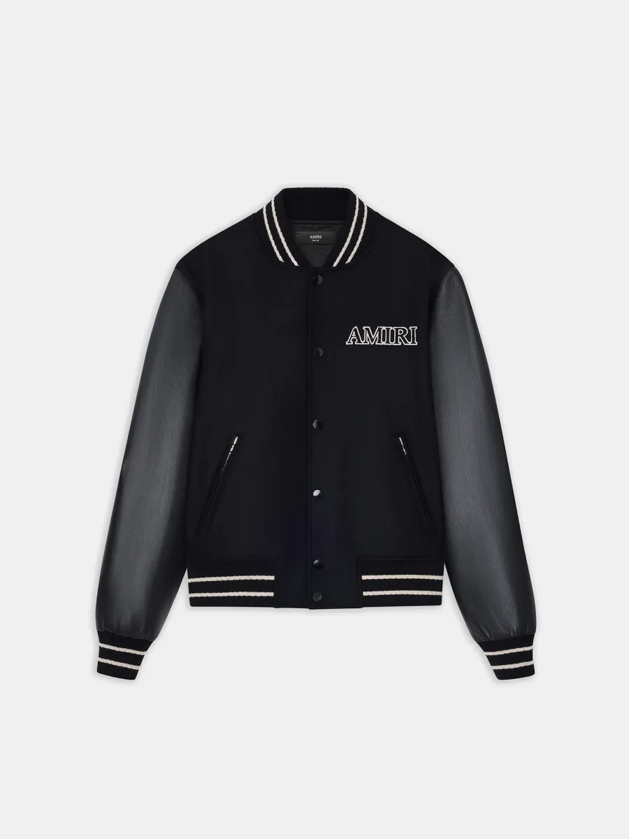 VARSITY JACKET - BLACK