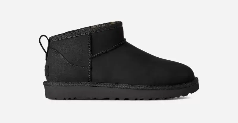 Classic Ultra Mini Nubuck Boot, Polyester/Leather/Wool
