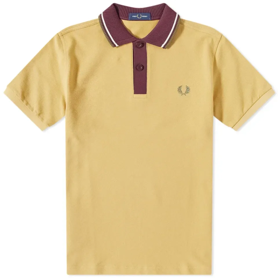 Knitted Collar Polo Shirt