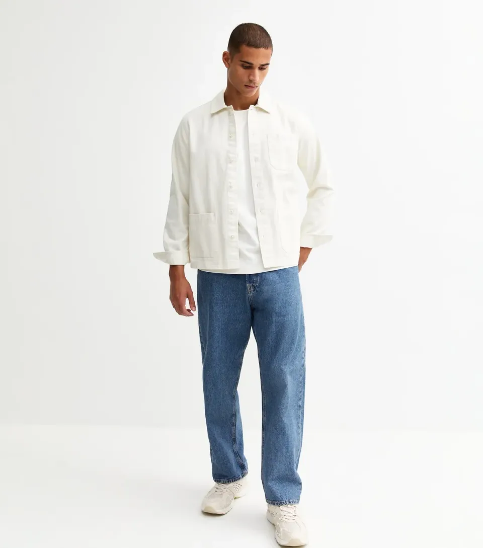Men's Light Blue Straight Leg Alex Denim Jeans