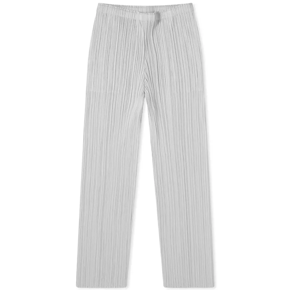 Basics Pleats Straight Trousers