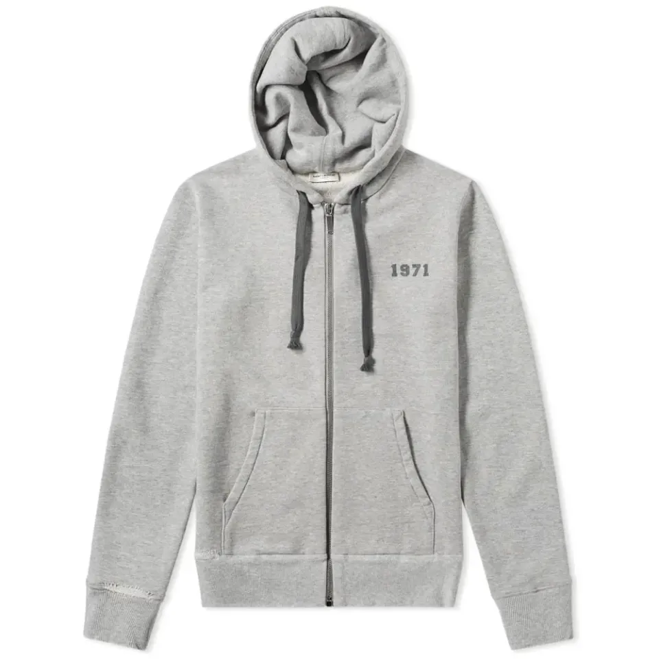 Printed Zip Hoody