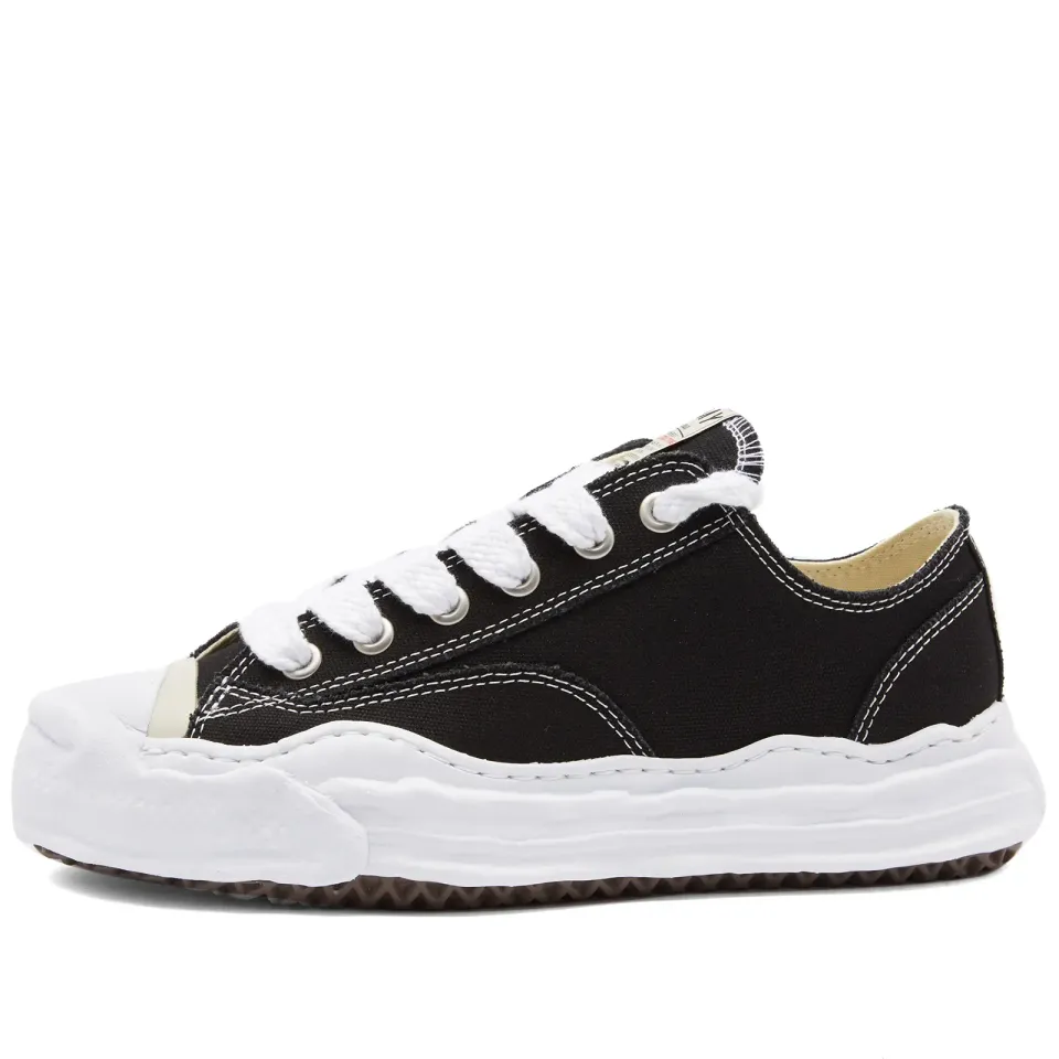 Hank Low Original Sole Toe Cap Canvas Sneaker