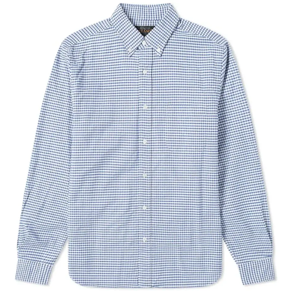Button Down Oxford Gingham Shirt